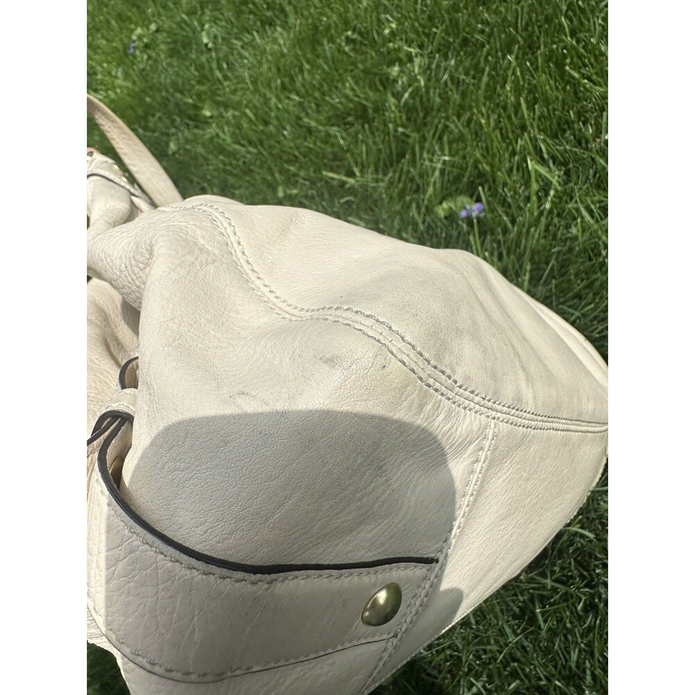 Coach Madison Maggie White Cream Ivory Hobo Bag 14336 Y2K READ - Picture 7 of 14